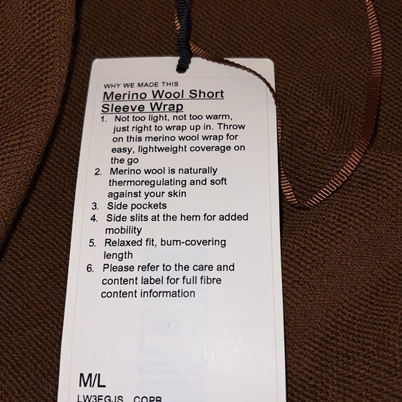 Lululemon merino wool wrap - Picture 3 of 5